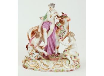 19th Century German Porcelain Grouping