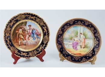 Two (2) 19th Century Royal Vienna Plates