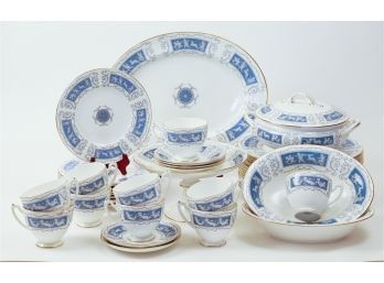 Set Of China By Coalport, England In The Revelry Pattern
