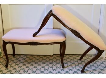 Pair Of French Provincial Style Upholstered Benches