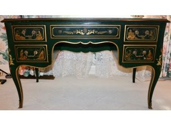 Sweet French Provincial-style Chinoiserie Decorated Ladies Desk