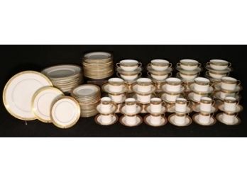 Raynaud Ceralene Porcelain Dinner Service For Fifteen 15 PLUS In Ambassador Pattern