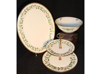 Lenox HOLIDAY Pattern Serving Dishes