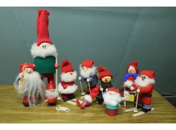 Ten Ljundstrom Wood Christmas Figures