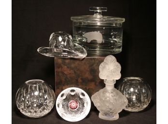 Art Glass Lot St. Louis, Waterford, Ralph Lauren