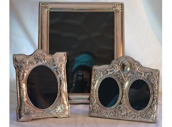 Three Sterling Silver Frames