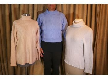 Three Cashmere Sweaters