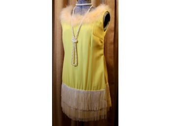 Flapper Dress And Rope Necklace