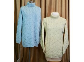 2 Soft Saks Fifth Avenue Cashmere Sweaters