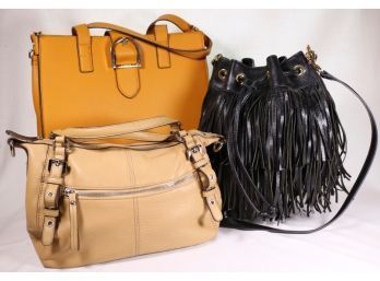 3 Beautiful Bags, Incl. Minkoff, Tignanello, Carpisa