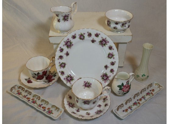 Collection Of English & French Porcelain