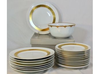French Ceralene Raynaud Anneau D'Or China & Noritake Bowl