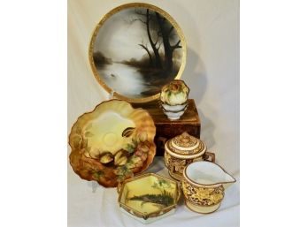 Eight (8) Pieces Hand Painted Nippon