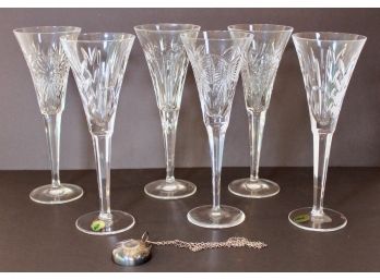 More Good Gifts! Waterford Wine Flutes & Sommelier Tastevin