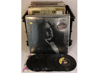 60 LP & 15 45 Vinyl Records Incl. Doors, Doobies, CSNY, BS&T, Sly Stone, Elvis, Cruisers