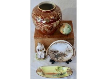 5 Decorative Pieces - Native American Inspired, Nippon, Etc.