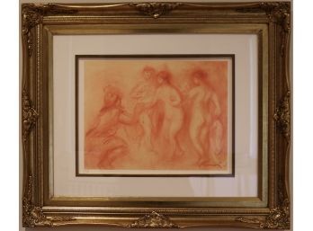 Pierre August Renoir 'After Bathing'  'Giclee Lithograph' With COA