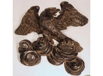 Antique Carved Wooden Eagle