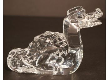 Baccarat Crystal Dragon Paperweight