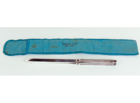 1995 Solid Sterling Silver Tiffany & Co Knife Letter Opener W/ Tiffany Bag