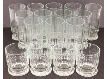 Dansk Highball & Double Old Fashioned Glassware- 16 Pcs