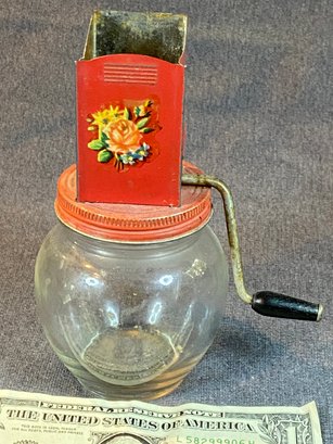 Vintage Nut Chopper Jar