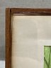 4.5' X 5.25' Original Watercolor Signed - Costa Rica - Amazing Little Work Of Art. Rustic Frame.