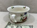 Antique Arthur Wood Ceramic Small Floral Chamber Pot
