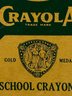 Antique Crayola Box With Crayons