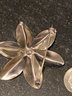Vintage Flower Pin With Rhinestones