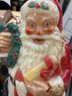 Vintage Plastic Standing Light-Up Santa