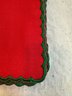Set Of 13 Matching Red And Green Napkins