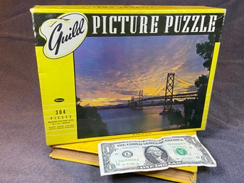 Vintage Guild Picture Puzzle 'Bay Bridge San Francisco'