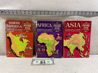 Three Golden. Book Picture Atlas Books Vintage