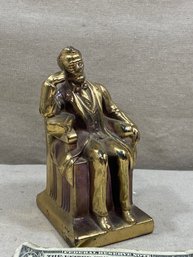 Lincoln Book End 'brass'.