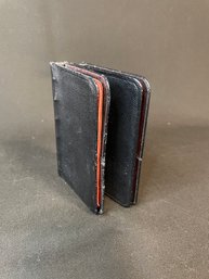 2 Leather Vintage 'Little Black Books'.