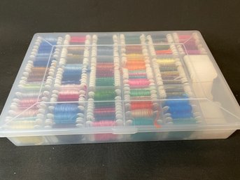 Embroidery Floss Box Full Of Cataloged Floss (1 Of 2)