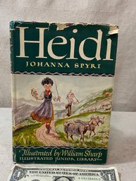 1927 Heidi Book - Illustrations Are Stunning And Frameable.