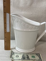 Pure White Pitcher. New (I Think...not Vintage I Mean).