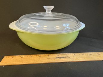 Lime Green 2 Quart Vintage PYREX Overware With Lid
