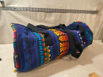 Embroidered Duffle Bag - Perfectly Clean And Never Used