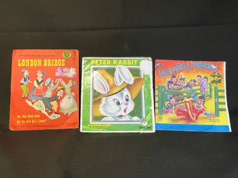 3 Vintage 45 Records - The Covers Are Great!