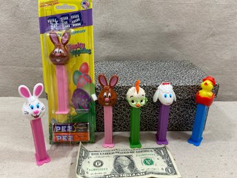 Various Easter Pez Dispensers