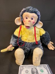 Vintage Mr. Bim Stuffed Monkey By Columbia Toy Products