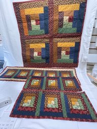 Handmade Quilted Items In Fall Colors