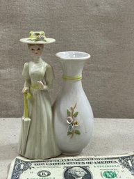 Vintage Lady With Vase