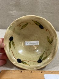 Emerson Pottery Bowl Handpainted