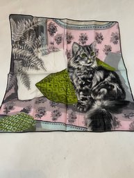 12.5' X 12.5' Cotton Cat Handkerchief