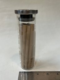 Glass Jar Of Young Living Essential Oil Diffuser Sticks