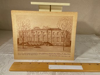 Baylor University Armstrong-Browning Library Art.  Cardstock
